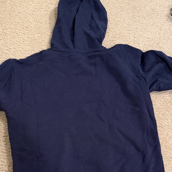 MAD Engine Navy Hoodie with Lisa Simpson and Daisies - Picture 3 of 4